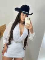 Bory branco de tule stras 2