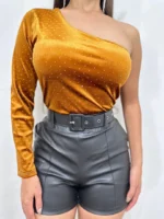 Bory de veludo mula manca dourado 5