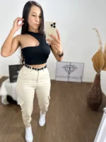 Calça jogger cargo 4