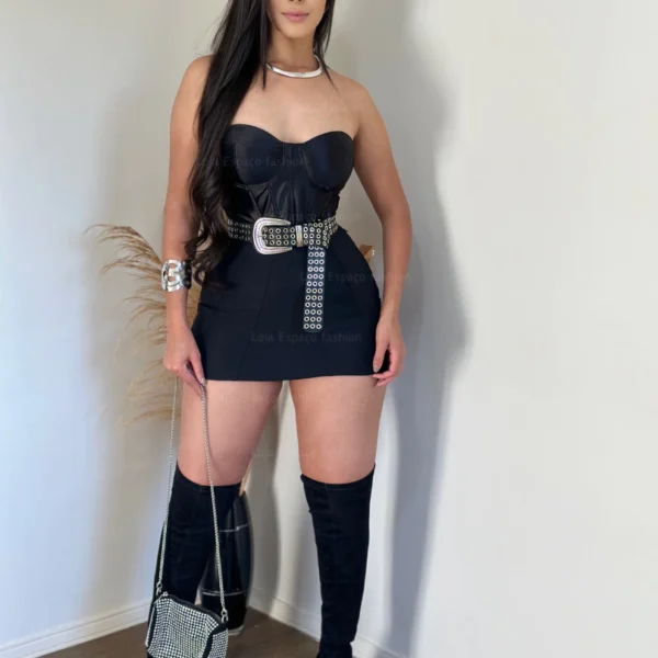 Corselete Preto poliamida 2