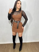 Vestido cinta modelador 8